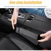 2 Packs Car Seat Gap Filler Organizer, Multifunctional Seat Gap Storage Box with Cup Holder, Console Side Extra Pouchs with USB Car Charger, Auto