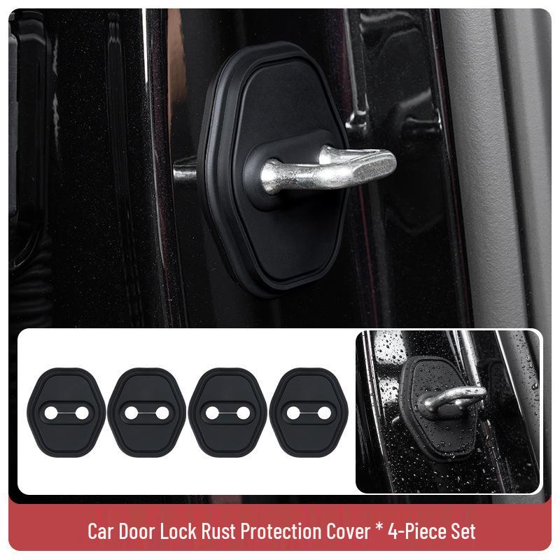 AITO M9/M8/M7/M5 Car Door Stopper Cover: Silicone Shock Absorption Lock Sleeve