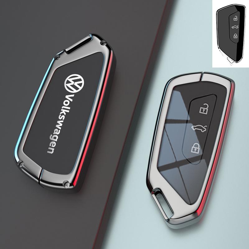 Für VOLKSWAGEN VW für Volkswagen Tiguan VW Golf 7 4 5 Mk4 6 MK7 für Skoda Octavia A7 für Seat Leon Ibiza Altea Metall Auto Schlüsselhülle