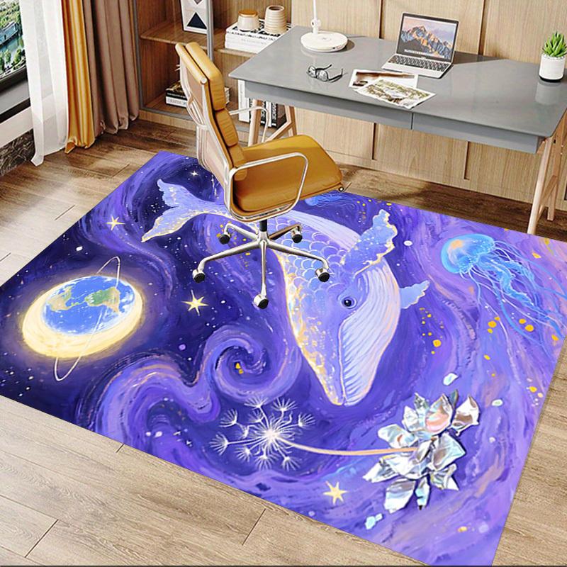 1PC Whale Dream Carpet Ultra Soft, Thick & Absorbent, Non Slip Machine Washable Mat for Entryway