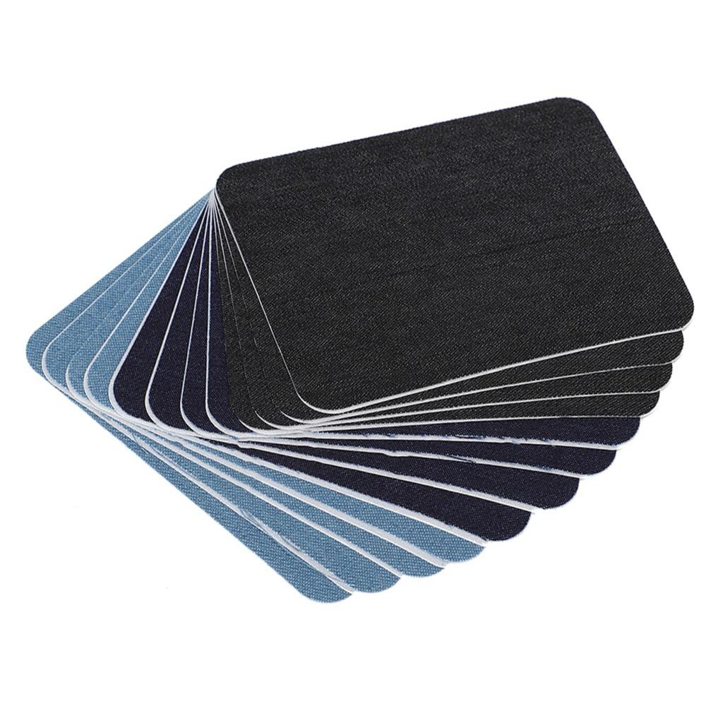 

12pcs Strongest Glue Iron-on Patches Premium Quality Fabric Repair Patches Outside Repair