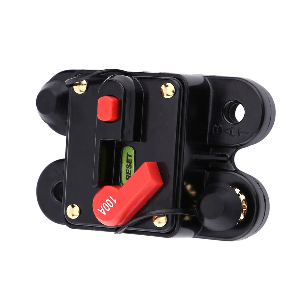 DC12V Ayırıcı Devre Kesici Araba Deniz Tekne Bisiklet Stereo Ses Sıfırlama Sigortası(100A)