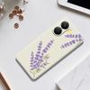 For Xiaomi Redmi Turbo 4 5G/Poco X7 Pro 5G Case Lavender Pattern Printing Straight Edge TPU Phone Back Cover