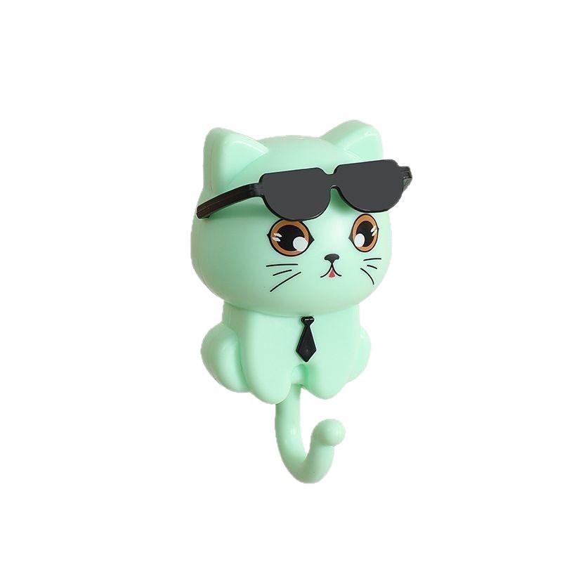 Creative Cat Hooks - Cute Cartoon Pet Style Wall-Mounted Coat and Bathroom Hooks