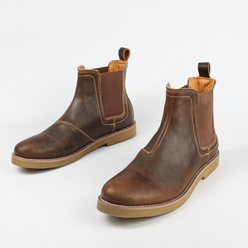 Chelsea Boots Dr1460 British Wind Help Casual Retro Locomotive Martin Boots Men Keep Warm and Pedal Leather Boots