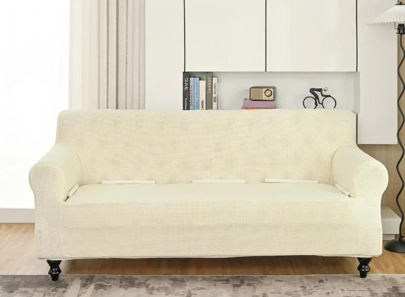Waterproof Elastic Sofa Cover for Living Room Thick Armchair Cover Sofa Covers Stainproof Couch Slipcover for Home 1/2/3/4 Seat