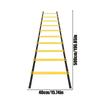 5m 10 sections Agility Ladder Quick Ladder for Training Storage Bag Included Instant Set-up Exerciser for Sports Tennis Soccer