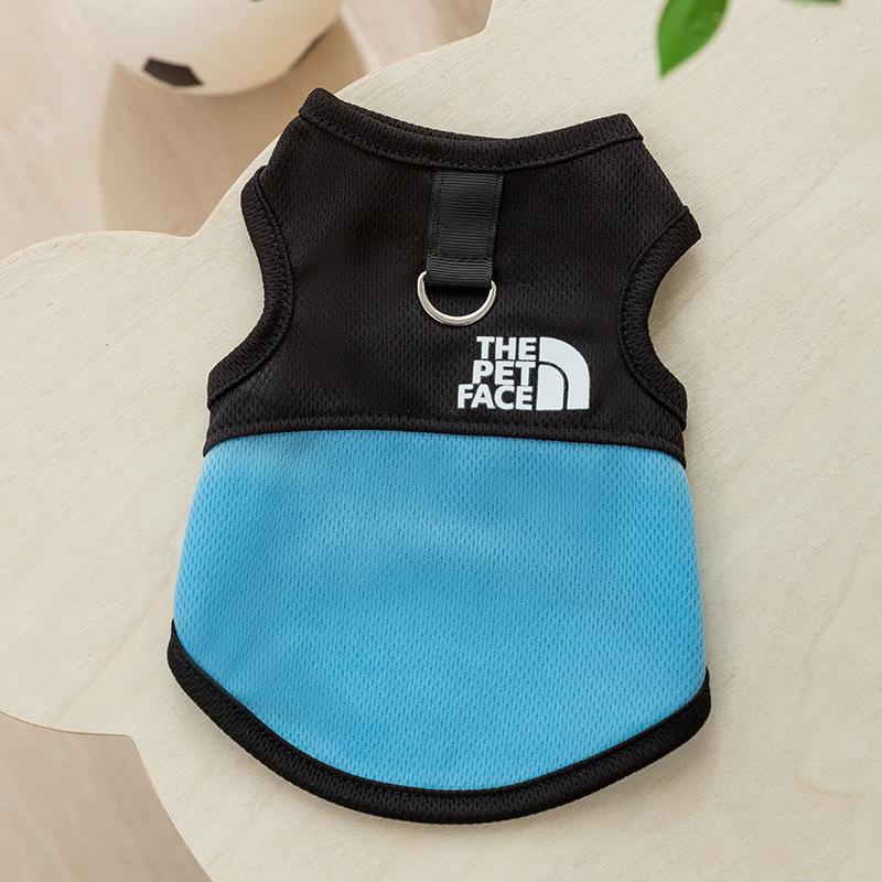 Spring and Summer Thin Mesh Sunscreen Clothing Small and Medium Teddy Bear Dog Clothes Vest Cool Clothes Pet Clothes