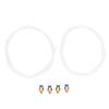 Pneumatic PTFE Tubing Kit with Brass PC4 M6 Pneumatic Straight Connector for 3D Printer