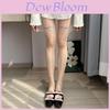 Nude Butterfly Knot Tights With Antisnag Nylon For Women Summer Wear