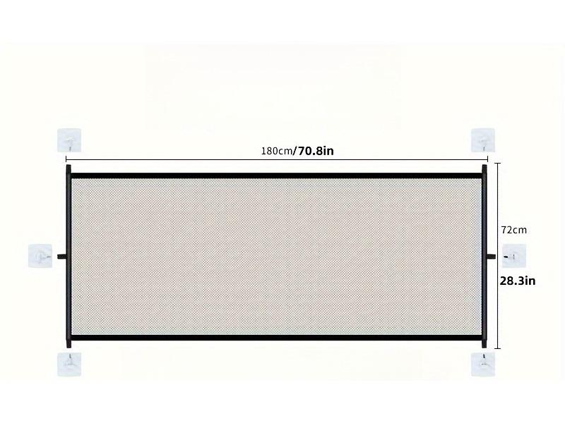 

Портативная складная разделительная сетка для игрового загона для домашних животных, защитная сетка без проколов