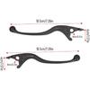Brake Handle Lever, 2PCS Brake Handle Lever Aluminum Alloy Black Replacement For Motorcycle Moped ATV