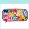 Winx Club Magic Reprint Polyester Pencil Box With Multiple Compartments For School