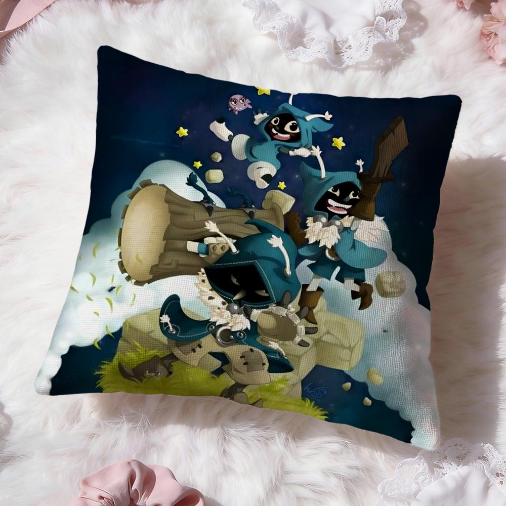 Game D-Dofus Cushion Cover Premium Comfort Reversible Pillow Cove -Two in One Design for Any Room & Car Interior