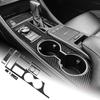 AIRSPEED Carbon Fiber Interior Accessories for Lexus RC RCF RC300 RC300h RC350 RC200T Center Console Gear Shift Knob Panel Trim Cover with Cup Holder