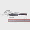 Santoku-Küchenmesser aus Kohlenstoffstahl für Zuhause, Restaurant, rasiermesserscharf, japanischer Koch, ergonomischer Griff