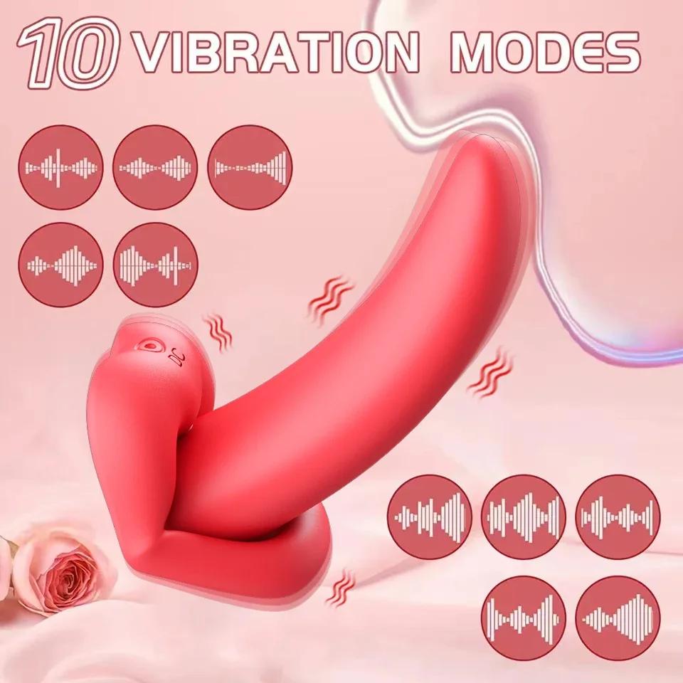 Tongue Licking Vibrator for Women Remote Control Panties Clitoris Stimulator G Spot Nipple Massager Adult Goods Female Sex Toys