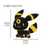 Anime Pokémon Emaille-Anstecker für Rucksäcke Niedliche Pikachu Gengar Glurak Broschen Metall Emaille Abzeichen Pins Pokemon Sammlung Geschenk