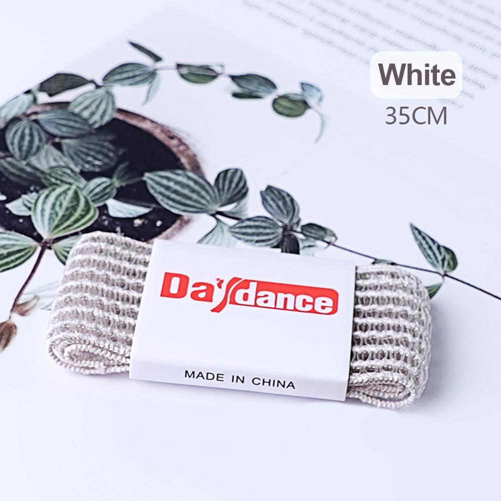 Women Elastic Bands Invisible White Fishnet Band Satin Canvas Shoe Lace Ballet Pointe Shoes Accessories Ballet Shoes Bandage