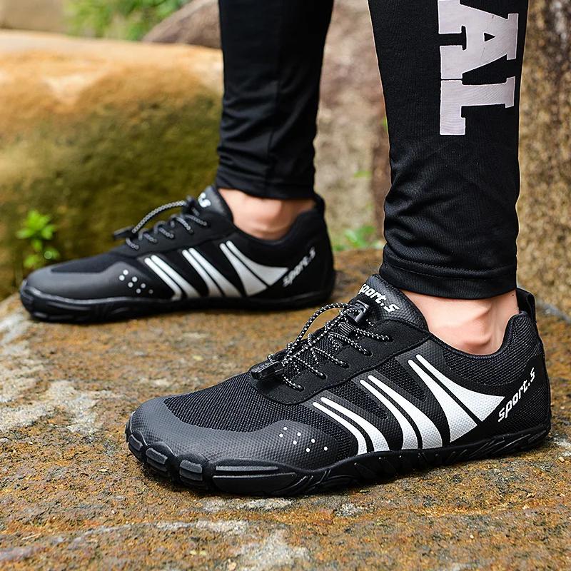 Sommer Minimalistisk Terrengløping Barfotsko Crosstrainere Bred Tåboks Løpesko Pustende Høy Kvalitet Minimalistiske Sneakers