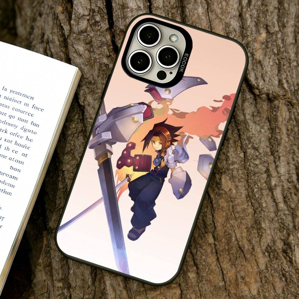 

Shaman King Phone Case For iPhone 17,16,15,14,13,12,11 Plus,Pro Max,XS,Colored Silver Plated Inside Cover iPhone13