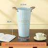 Secchio Fiori in Latta Retro Blu: Vaso per Fiori Freschi e Secchi per Arredamento Casa e Fioreria