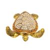 Turtle Trinket Jewelry Box Sparkling Rhinestones Magnetic Buckle Tortoise Figurines Collectible for