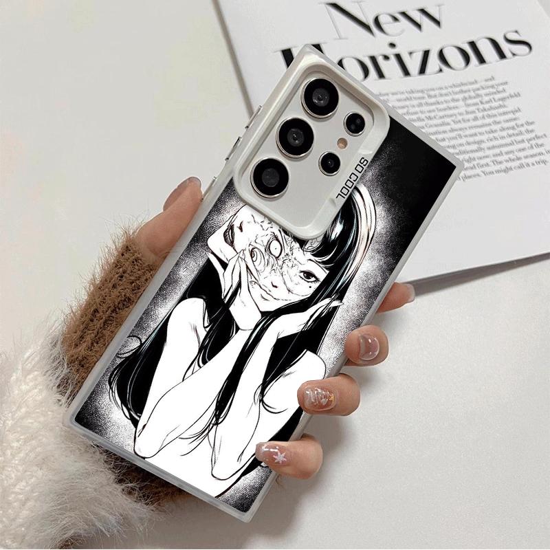 

Japanese Horror Anime Soft Phone Case for Samsung Galaxy S24 S25 FE S26 Edge S23 Ultra S22 Plus S21 + Shockproof Cover Back Shel Samsung S24 FE