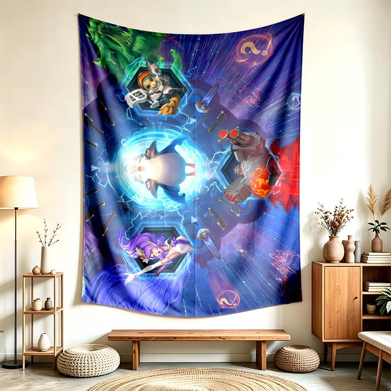 Teamfight Tactics (5) Tapestry Suitable For Decorating Homes Dorms And Bedrooms Soft To The Touch And A Perfect Gift For Friends And Family