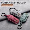 Leder Autoschlüssel Abdeckung Hülle Tasche für Porsche Panamera Carman Macann Bobst Cayenne 911 981 991 970 996 Schlüsselanhänger Zubehör