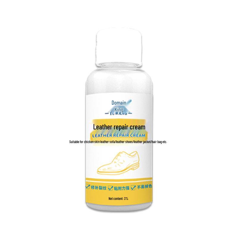 Domain King Leather Color Repair and Maintenance Cream for Shoes, Clothes, Bags, and Sofas
