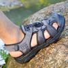 Popular summer men's bag head sandals travel casual lightweight versatile casual shoe head magic buckle EVA soft sole