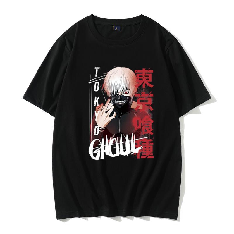 Tokyo Ghoul Printed Men T-shirt Summer Women Casual Short Sleeve Streetwear Tees Clothes Anime Graphic T Shirt Tops