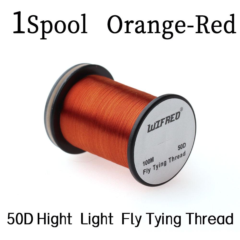 1 buc/9 buc Fir 50D Hight Light pentru legat muște 100m/Bobină #16-#22 Materiale pentru legat muște mici uscate umede nimfe