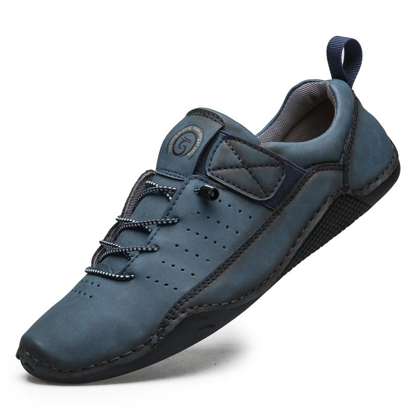 Fashion Outdoor Sneakers Mens Dress Shoes Retro Male Leather Business Male Baroque Shoes Casual Mens Oxford Work Footwear