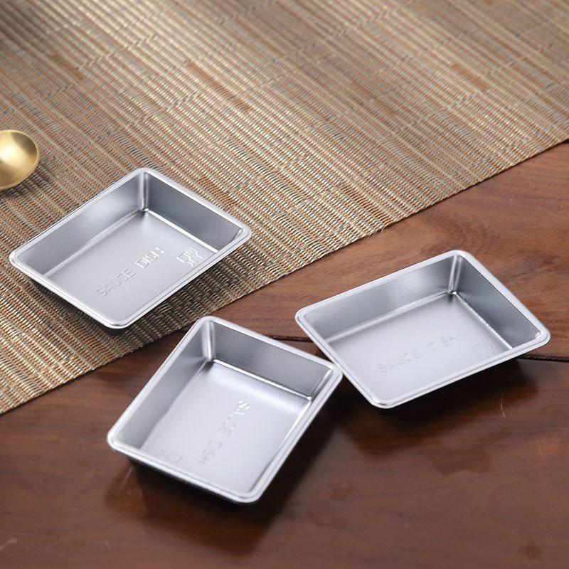 100Pcs Disposable Sauce Dish Sushi Seasoning Tray Plastic Mustard Bowl Dipping Plate Vinegar Container Serving Trays For Home
