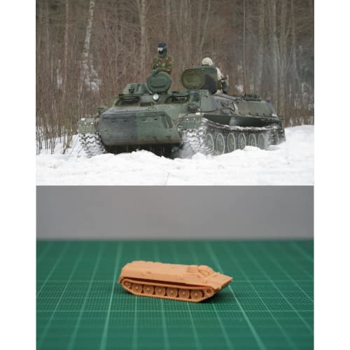 Generic 1/144 Russian MT-LB Amphibious Armored Fighting Vehicle (fine detail) Resin Kit