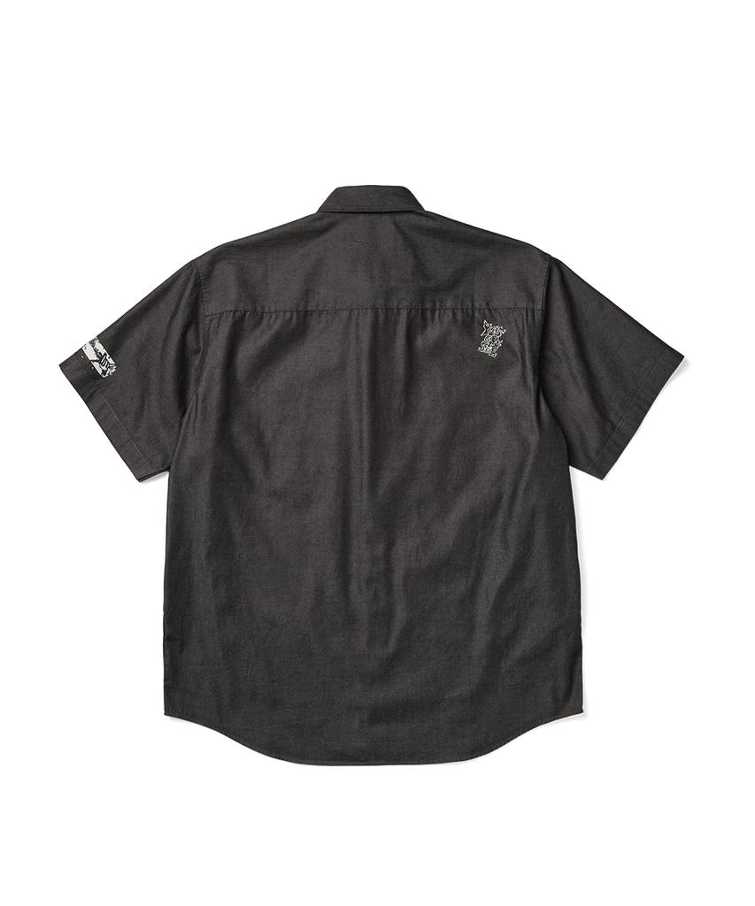 Yes Ic Y.E.S Doodle Half Shirt Black