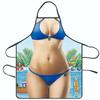 Creative Funny Character Print Waterproof Apron For Kitchen Cooking Home Use