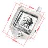 Panel Lock Duty Trucks Stainless Steel Recessed Paddle Handle Locks with Linkage T-folding Handle for Large Heavy Camper Trailer