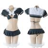 Erotic Cosplay Sexy Sailor Suit CA Student Cabin Attendant Naughty Extreme Costume Sensual Exposure Bikini Uniform Temptation Flight Bodycon Mini
