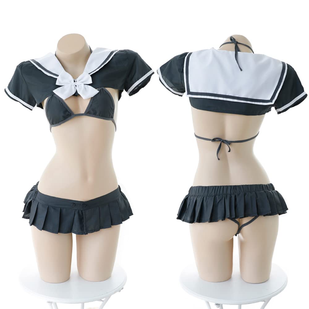 Erotic Cosplay Sexy Sailor Suit CA Student Cabin Attendant Naughty Extreme Costume Sensual Exposure Bikini Uniform Temptation Flight Bodycon Mini