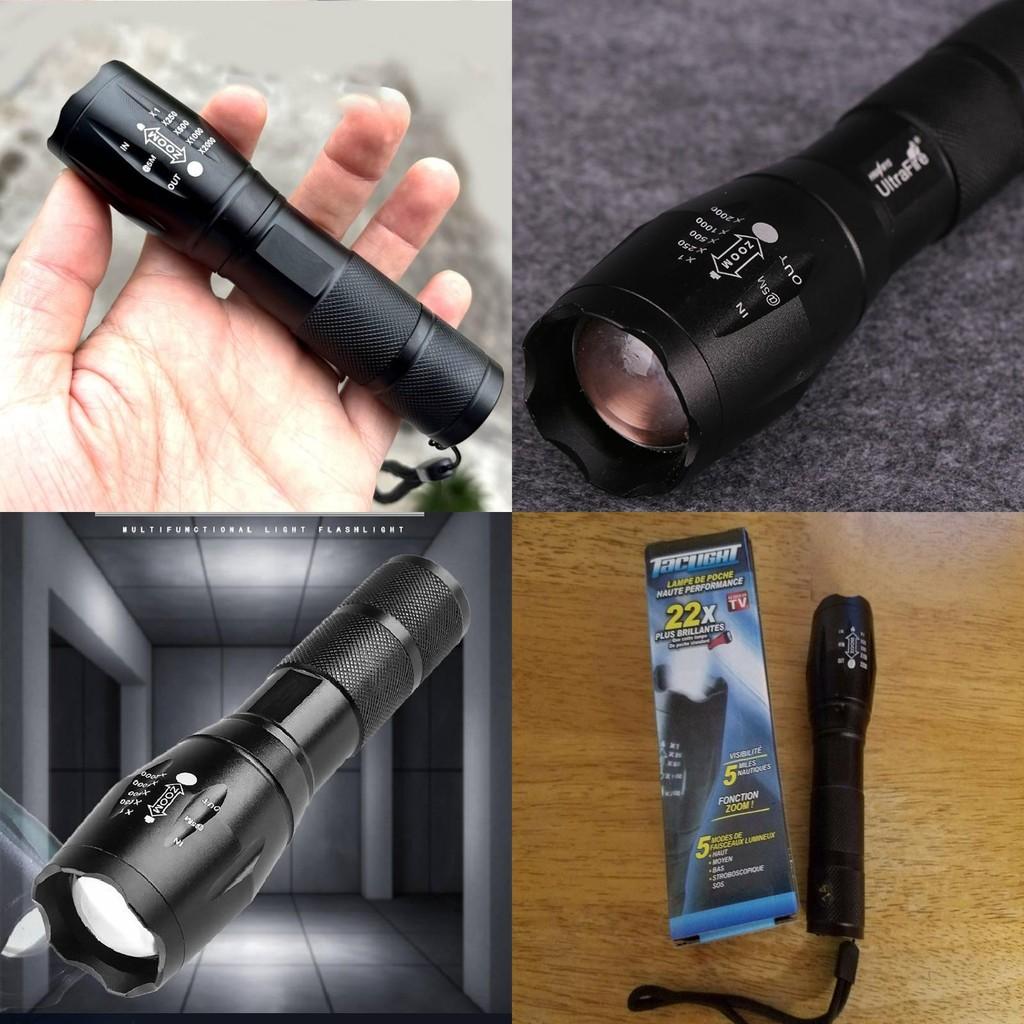 Scorpion Catching Led Flashlight With Dual White And Purple Light For Night Hunting And Exploration