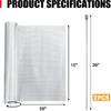 Exhaust Heat Shield Automotive Embossed Aluminum Heat Shield Muffler Exhaust Wrap, 15" X 39"