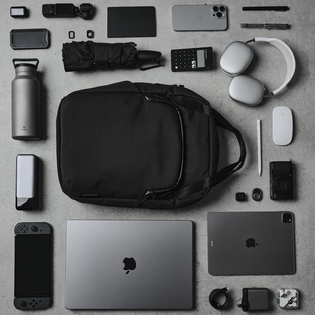 ALPAKA Bravo Totepack 13L Backpack with Hidden Straps, Fits a 16-inch MacBook Pro and Tablet, Perfect for School, Everyday Use, Outdoor Activities,