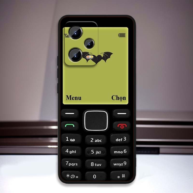 

Luxury vintage phone pattern For Xiaomi Redmi Note 15 14 13 12 12S 11E 11 11S Pro Plus 4G 5G Black Soft TPU Phone Case Redmi note 15 5G