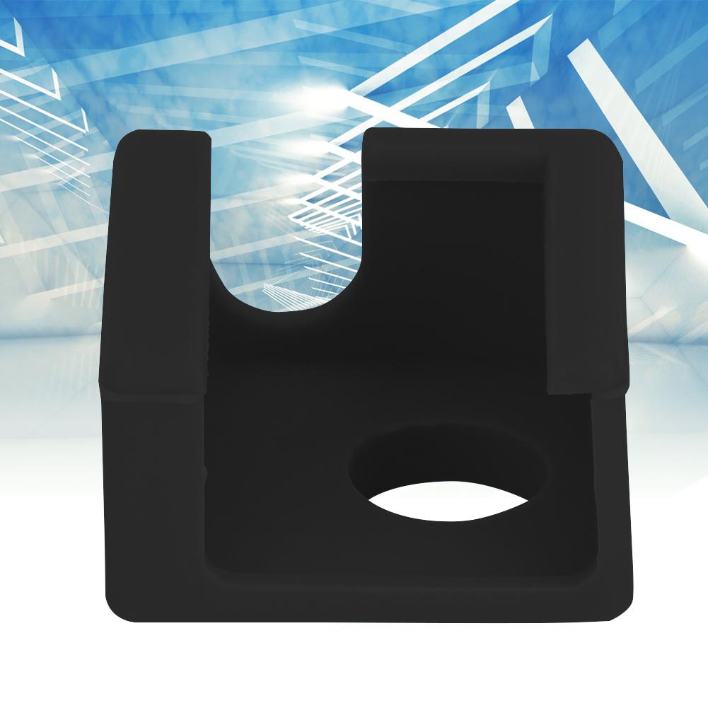 5pcs Heating Block Insulation Silicone Sleeve for Creality CR-10CR10SEnder 3 MK7 MK8 MK9Black