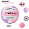 BYAOSUN Größe für Drinnen und Draußen Größe 5 Volleyball für High School und Grundschule Weich und Strand und Volleyball Volleyball, 5, PU, Übung,