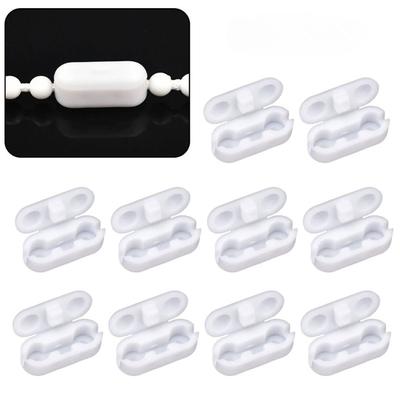10/20pcs Plastic Roller Blinds Pull Cord Connector Curtain Chain Connector for Vertical Blinds Joiners Spare Tool Replacement