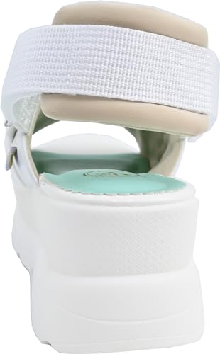 Plateau-Sandalen mit Gürtel